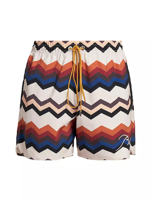 Zigzag Swim Shorts