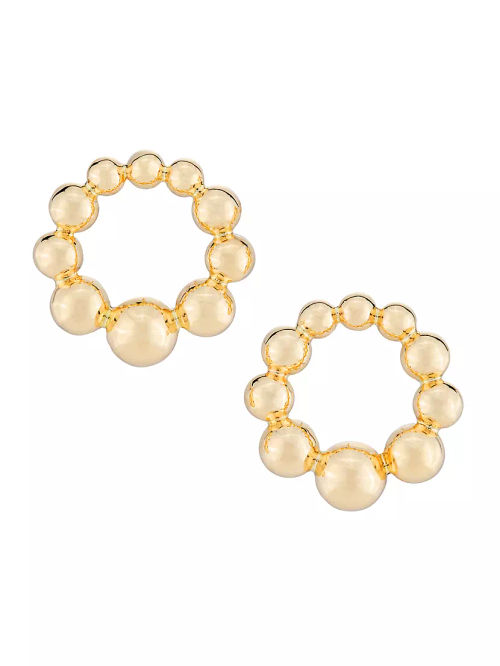 14K Yellow Gold Hoop Earrings