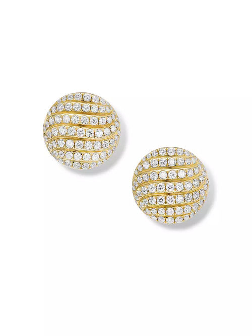 Sculpted Cable Stud Earrings...