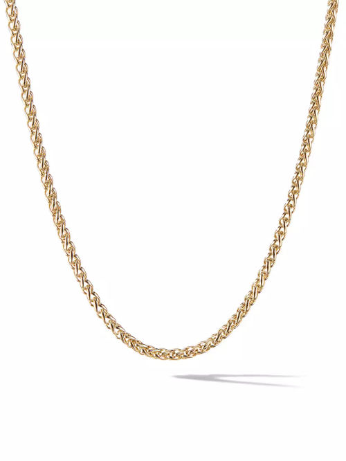 Wheat Chain Necklace In 18K...