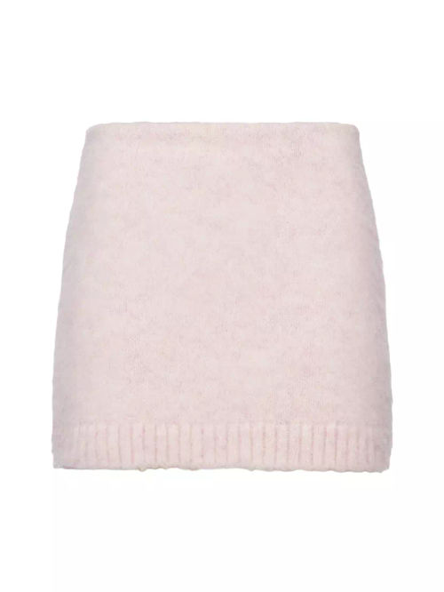 Shetland Wool Mini Skirt