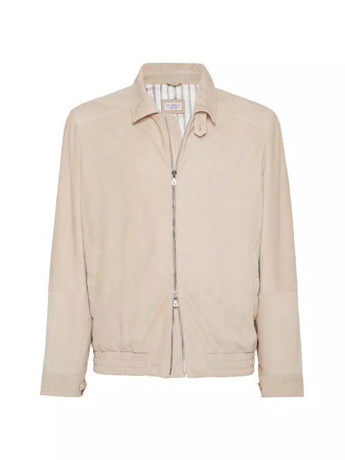 Suede Outerwear Jacket