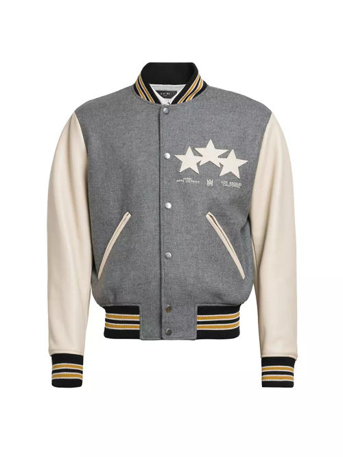 Oversized Stars Varsity Jacket