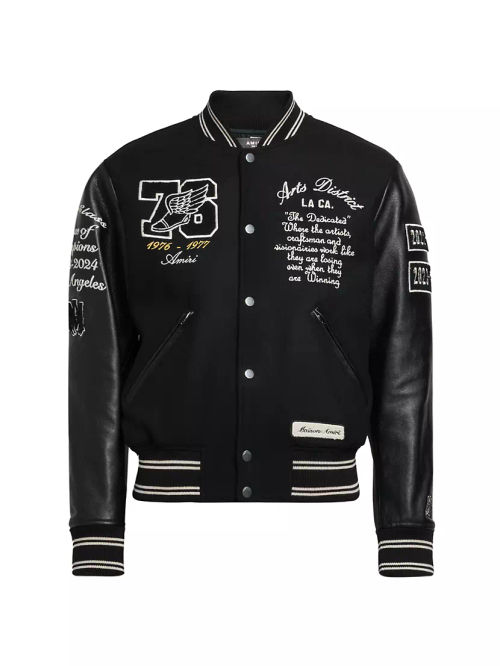 Oversized Eagle Varsity Jacket