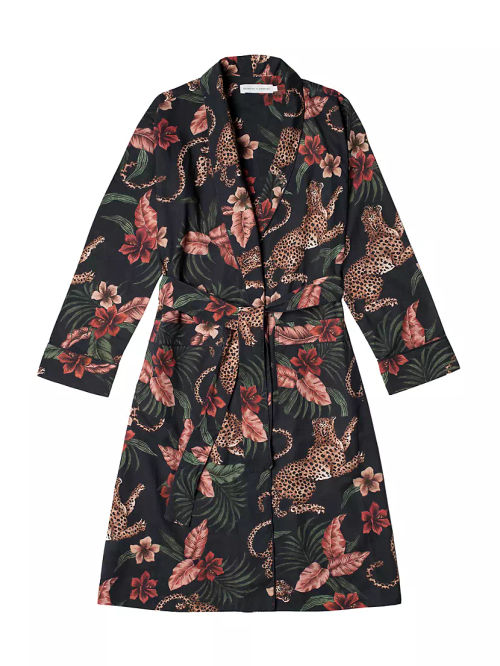 Soleia Print Cotton Robe