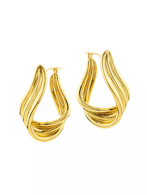 Shashi Lynx 14K Gold-Plated...