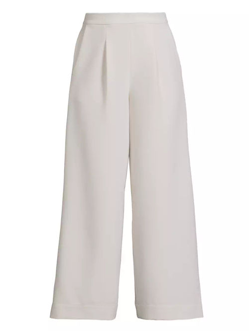 Matte Crepe Crop Trousers