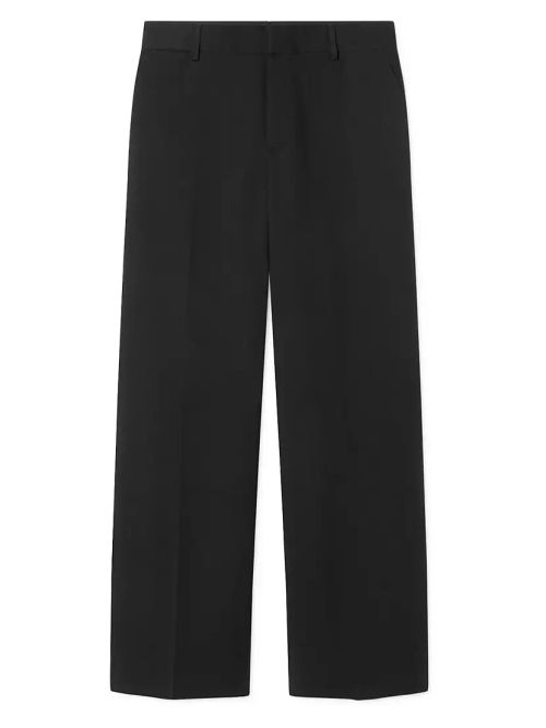 Wool Crease-Front Pants