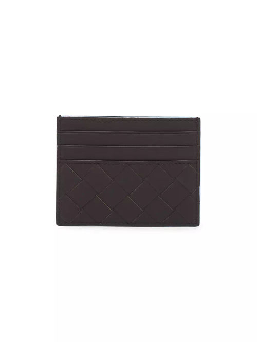 Intrecciato Leather Cardholder