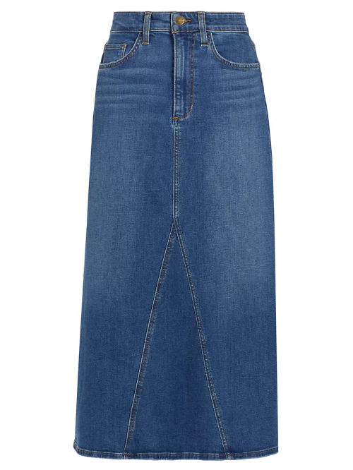 The Tulie Denim Midi-Skirt