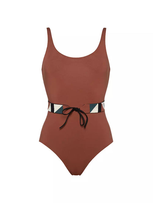 Damier Belted One-Piece...