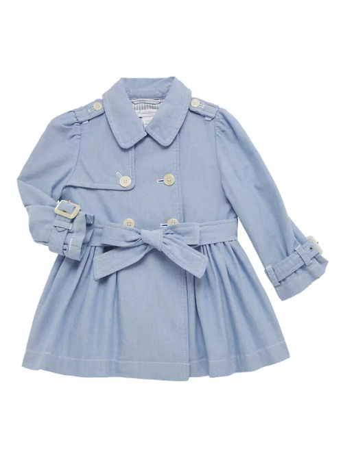 Baby Girl's ​Cotton Trench...