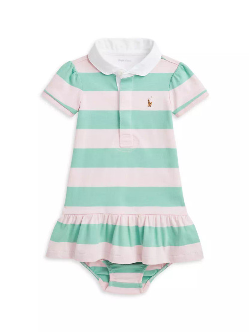 Baby Girl's Striped Polo...