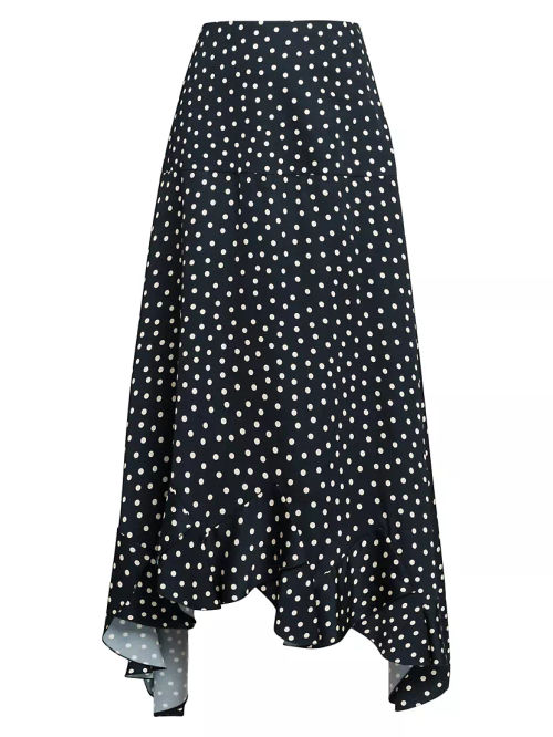 Polka Dot Handkerchief Skirt