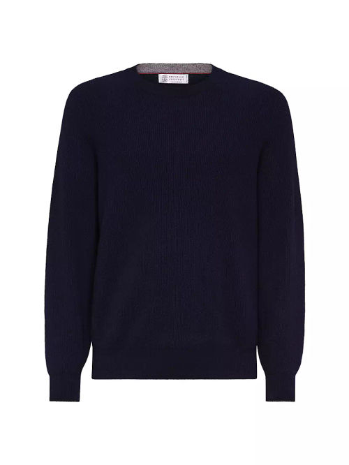 Cashmere English Rib Sweater