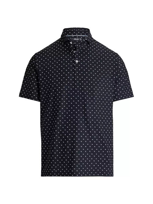 Printed Short-Sleeve Polo...