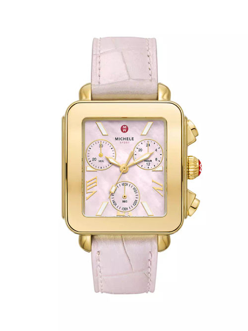 Deco Sport 18K-Gold-Plated &...