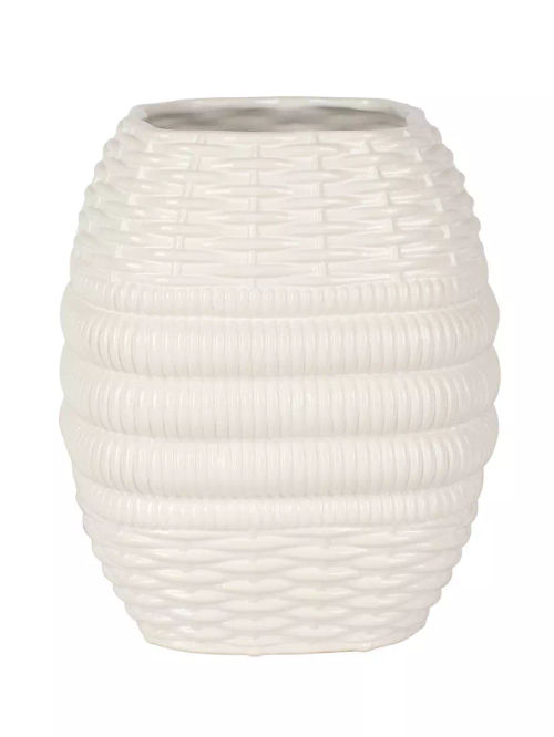 Tessere Basketweave Large Vase