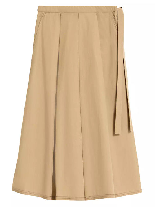 Donata Pleated Cotton...