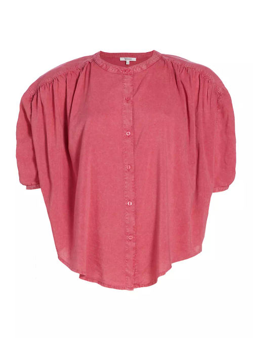 Fiorella Button-Front Blouse