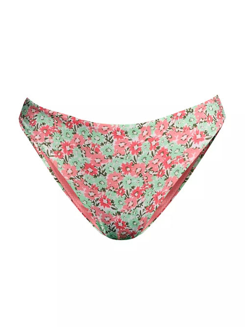 Floral Low-Rise Bikini Bottom