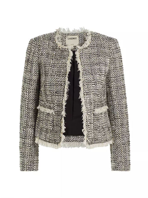 Angelina Metallic Tweed Jacket