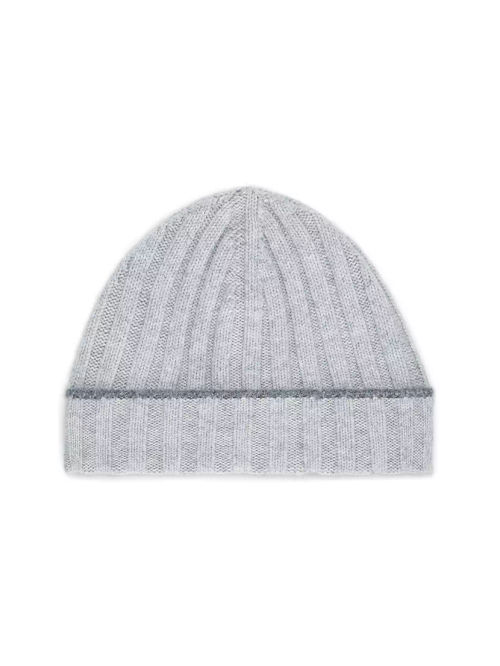 Cashmere Rib Knit Beanie