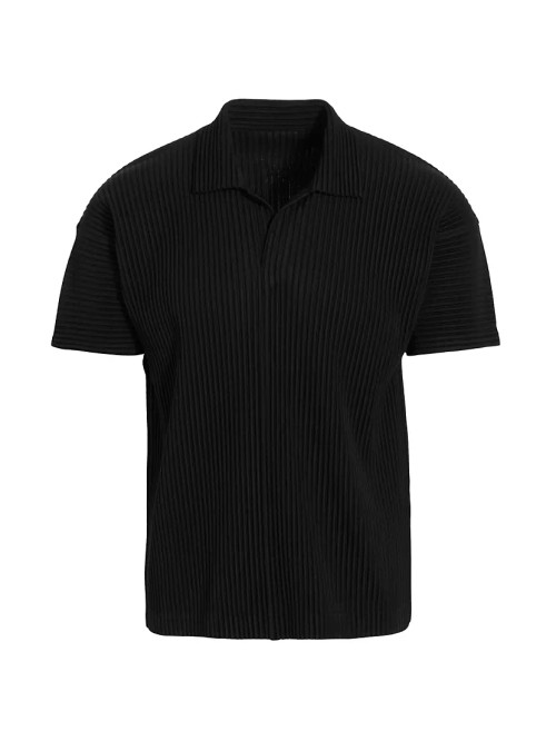 Basics Pleated Polo Shirt