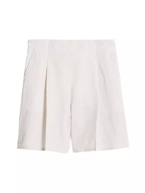 Canale Striped Cotton Shorts