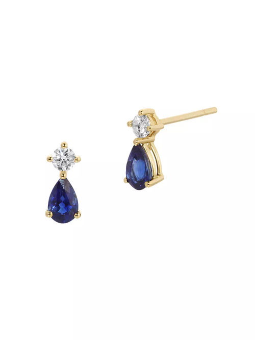 Violet 18K Yellow Gold, Blue...