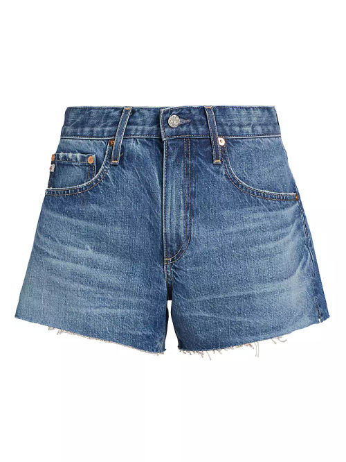 Denim High-Rise Shorts