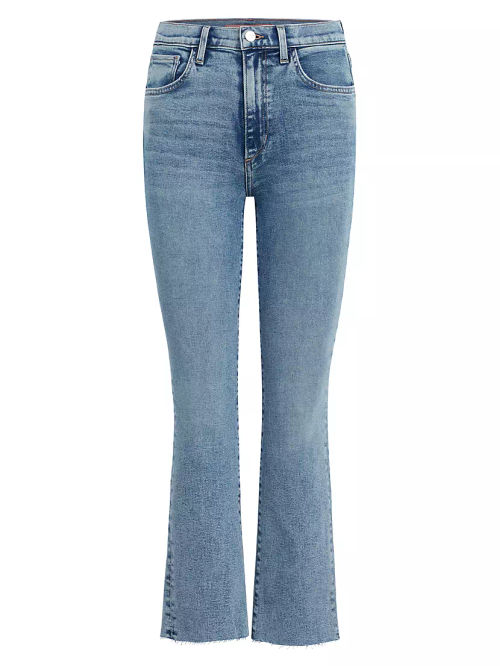 Callie Boot-Cut Crop Jeans