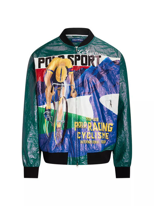 Graphic Bomber Jacket