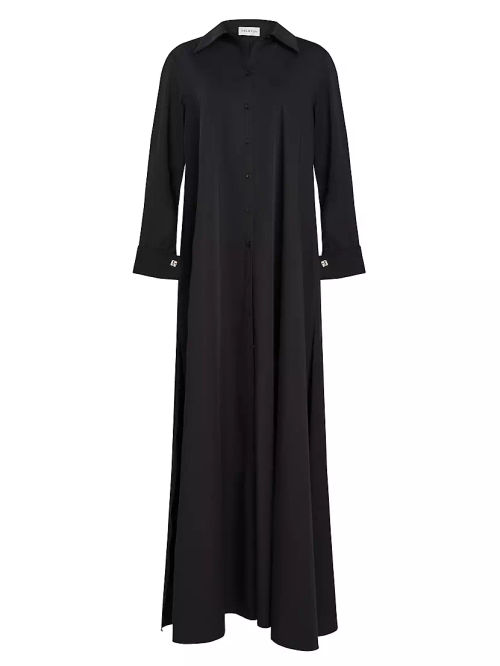 Imari Poplin Shirt Collar Gown