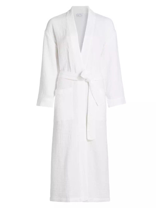 Angel Cotton Gauze Long Robe