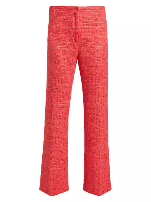 Liza Flared Cotton-Blend Pants