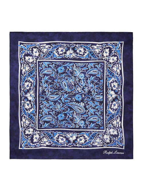 Paisley Silk Pocket Square