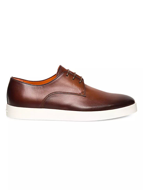 Burnished Leather Derbys