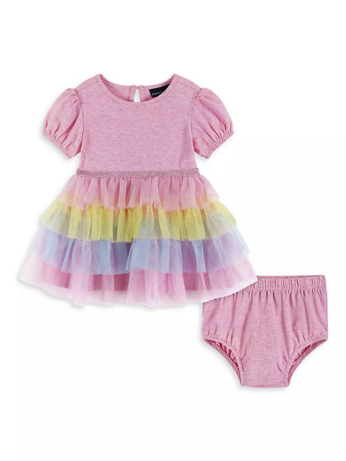 Baby Girl's Puff-Sleeve Dress...