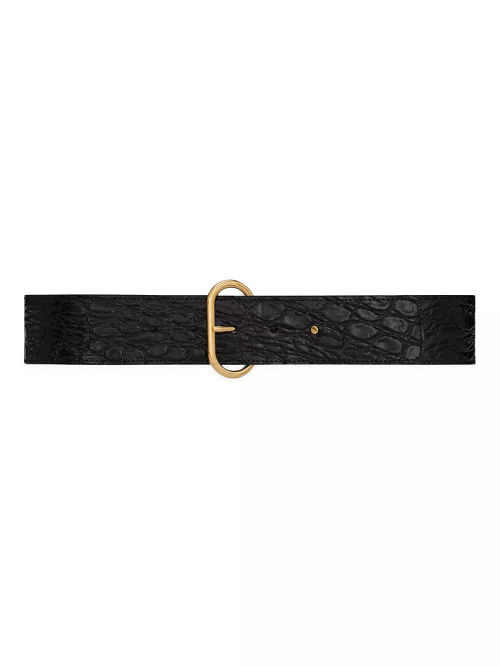 Oval Buckle Belt in...