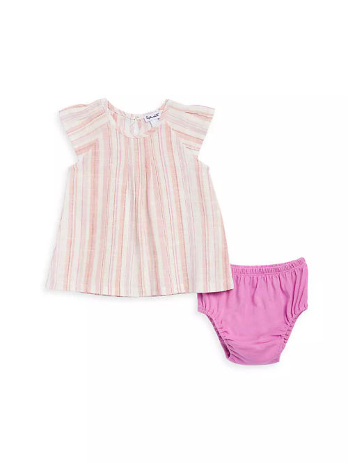 Baby Girl's Striped Dress &...