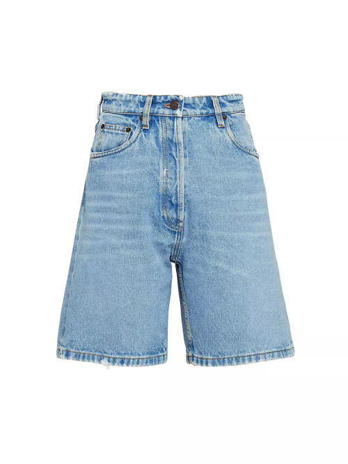 Denim Bermuda Shorts