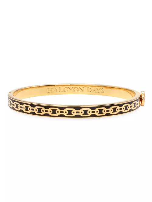 Chain 18K Gold-Plated Bangle...