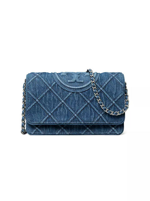 Fleming Denim Chain Wallet