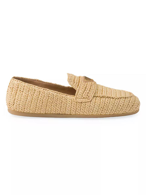 Woven Fabric Loafers