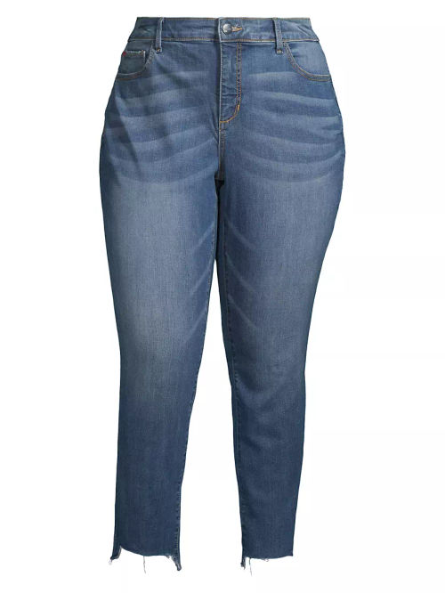 High-Rise Ankle-Crop Jeans