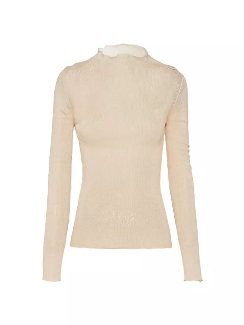 Cotton Mockneck Sweater