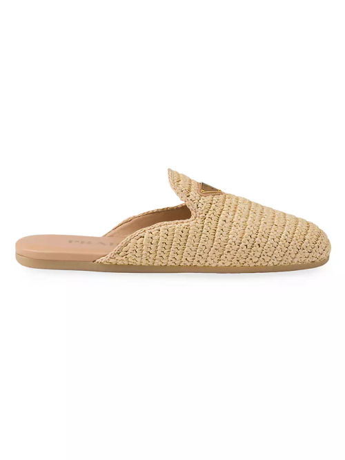 Woven Fabric Mules