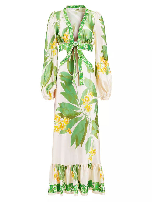 St Lucia Lydia Printed Silk...