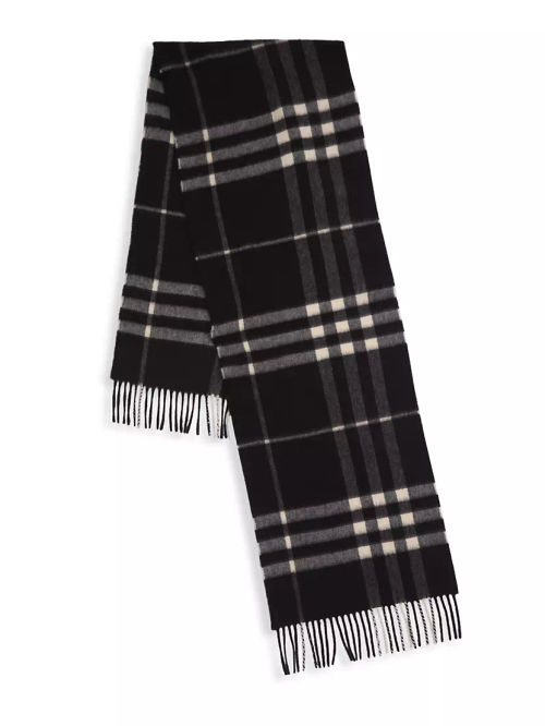 Giant Check Cashmere Scarf